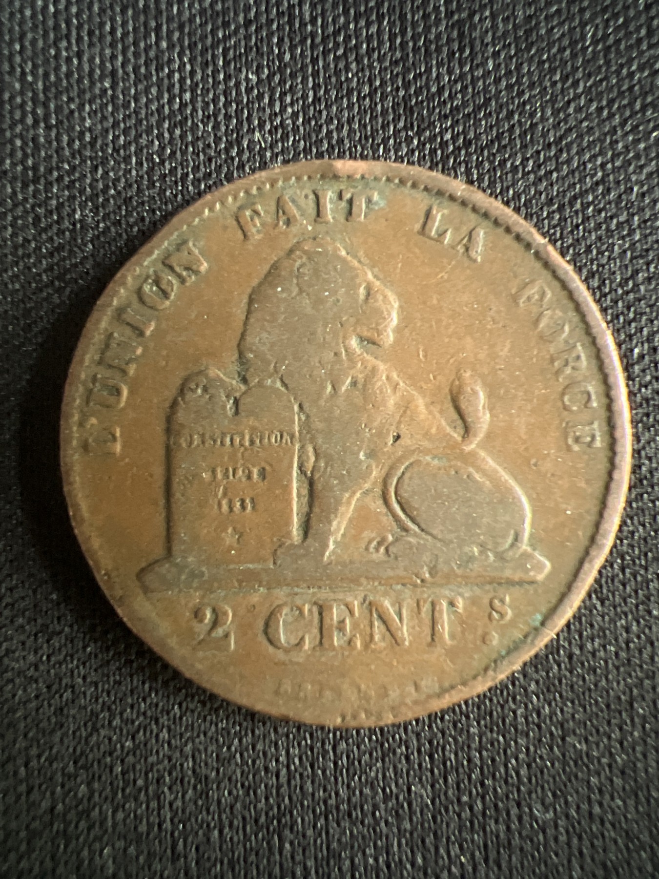 第519期  硬币专场 （无押金，捡漏，全场50包邮，偏远地区除外，接收代拍业务） 比利时2分 老铜币