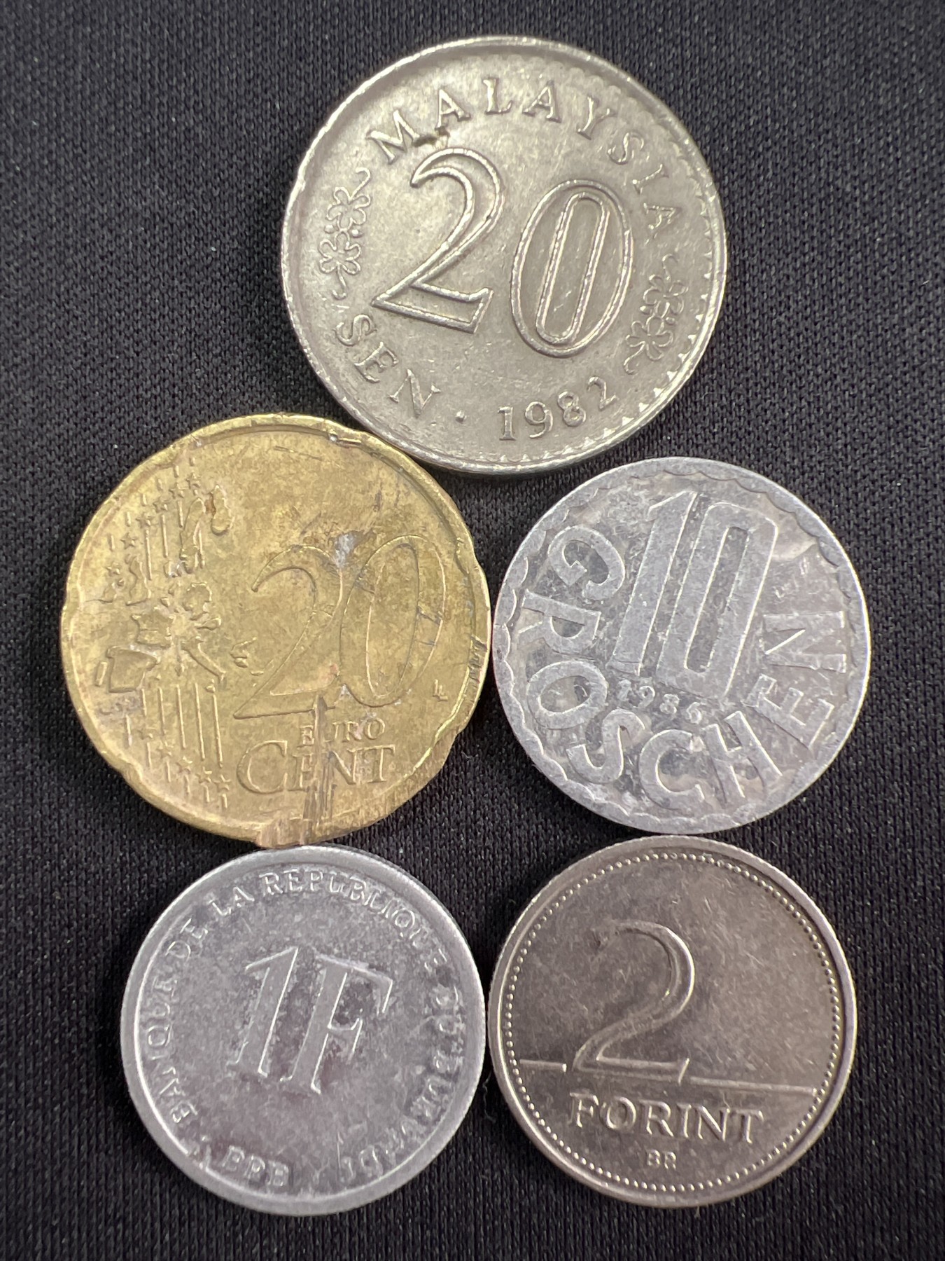 第520期  硬币专场 （无押金，捡漏，全场50包邮，偏远地区除外，接收代拍业务） 硬币五枚