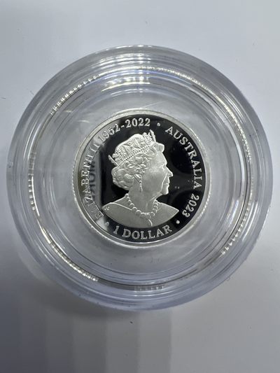 康怡轩钱币【以色列+葡萄牙+库克+澳大利亚+芬兰】第251003期  2023年澳大利亚发行深海生物-水滴鱼1澳元精制纪念银币