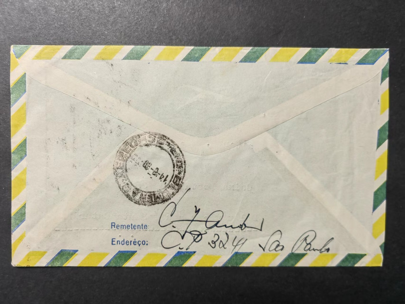 多国邮品✌（拍卖场）精品🔥专场 第④⑥场 巴西1960年 航空实寄邮封