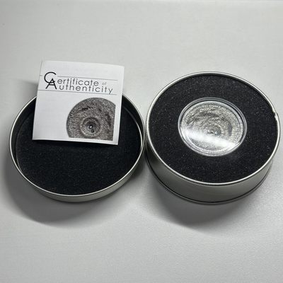 康怡轩钱币【以色列+葡萄牙+库克+澳大利亚+芬兰】第251003期  2016年库克群岛发行摩洛哥普通球粒H5陨石仿古2元纪念银币  1枚