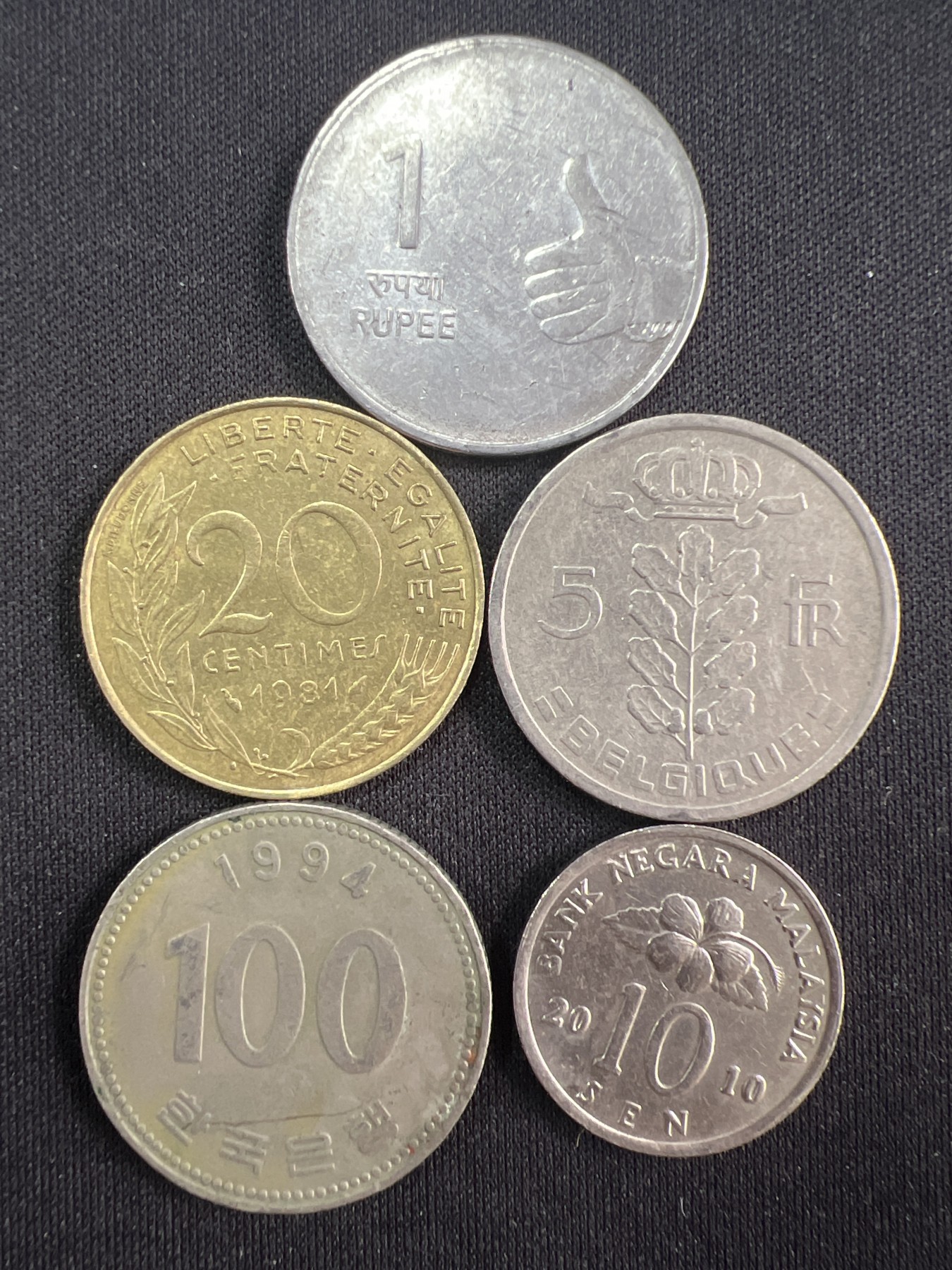 第520期  硬币专场 （无押金，捡漏，全场50包邮，偏远地区除外，接收代拍业务） 硬币五枚