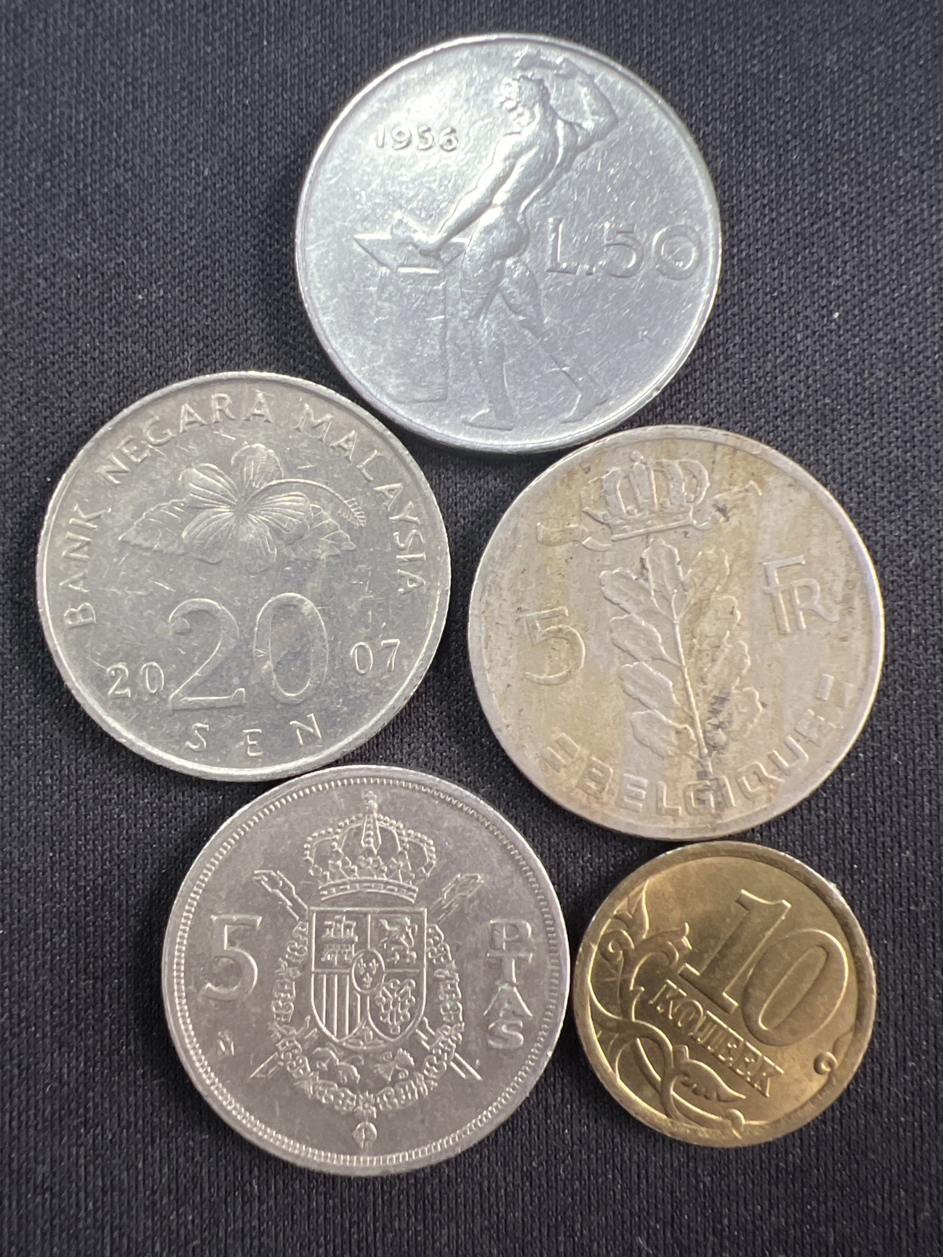 第520期  硬币专场 （无押金，捡漏，全场50包邮，偏远地区除外，接收代拍业务） 硬币五枚