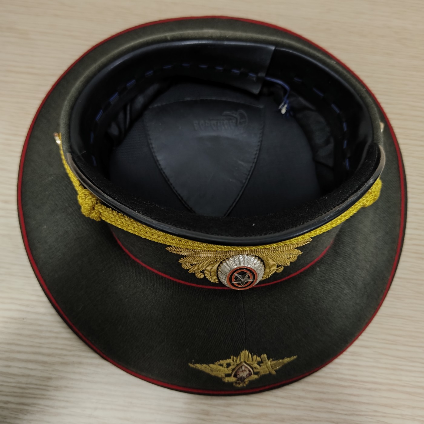 全场0元起拍 第129期 咸鱼国勋章拍卖专场 2月4日（周日）下午6：00开始 俄罗斯97将官 稀少刺绣双头鹰 大檐帽 57CM