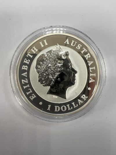 康怡轩钱币【以色列+葡萄牙+库克+澳大利亚+芬兰】第251003期  2013年澳大利亚发行考拉1澳元镀金精制纪念银币