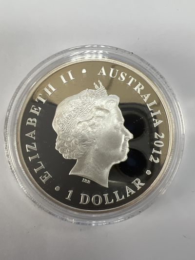 康怡轩钱币【以色列+葡萄牙+库克+澳大利亚+芬兰】第251003期  2012年澳大利亚发行龙潭战役1澳元彩色精制纪念银币