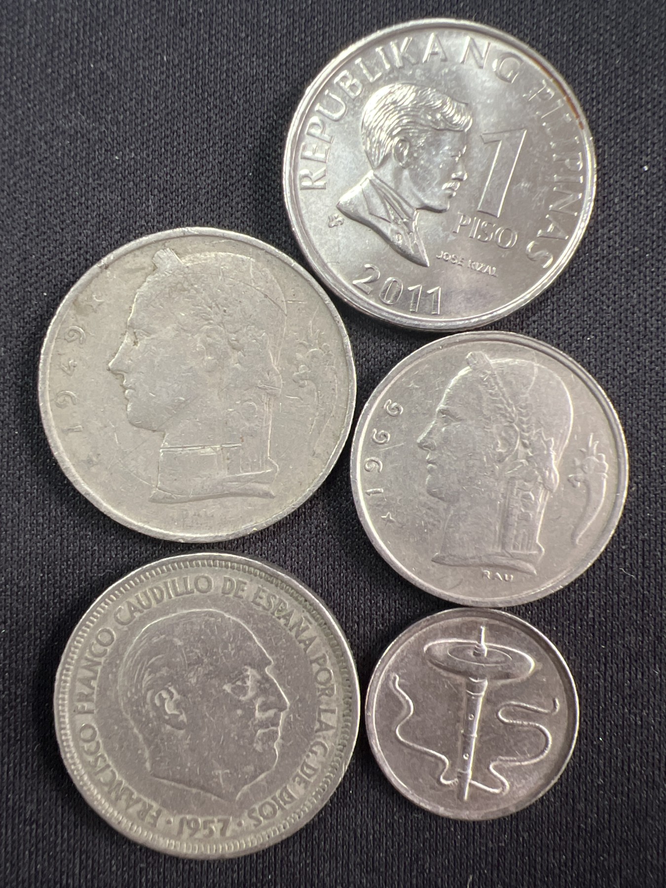 第520期  硬币专场 （无押金，捡漏，全场50包邮，偏远地区除外，接收代拍业务） 硬币五枚