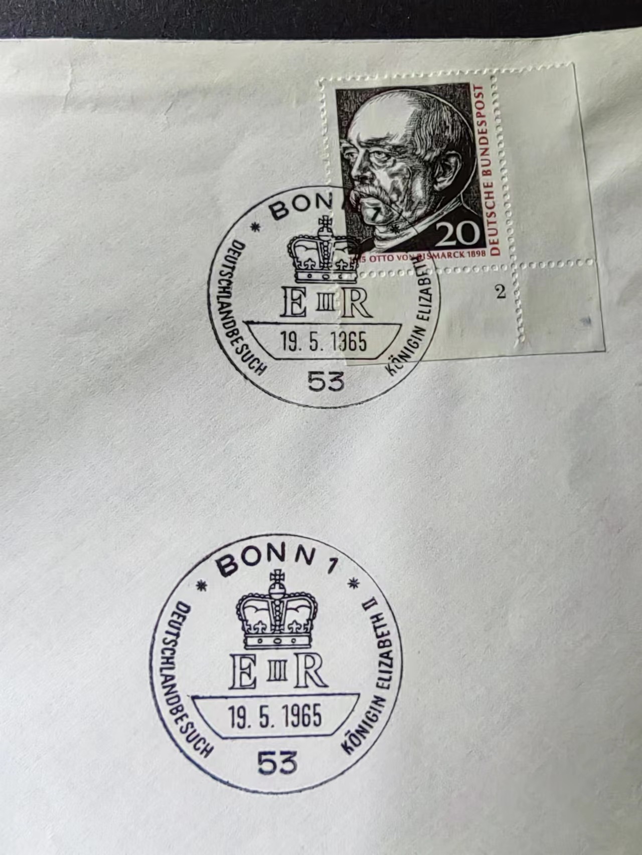 多国邮品✌（拍卖场）精品🔥专场 第④⑥场 1965年 德国联邦议院议员