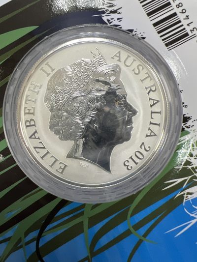 康怡轩钱币【以色列+葡萄牙+库克+澳大利亚+芬兰】第251003期  2013年澳大利亚发行咸水鳄1澳元精制纪念银币