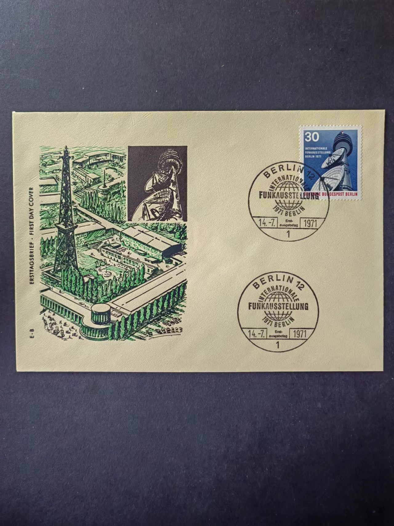 多国邮品✌（拍卖场）精品🔥专场 第④⑥场  1971年柏林 网络电话 无线电展