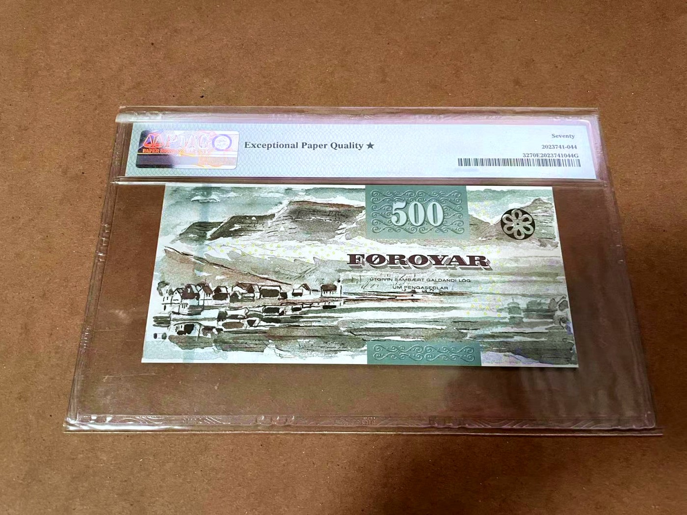 【Blue Auction】✨世界纸币精拍第430期——苍老师专场 PART3 【满分 冠军分】法罗群岛 2011年500克朗 大螃蟹 PMG70EPQ星星