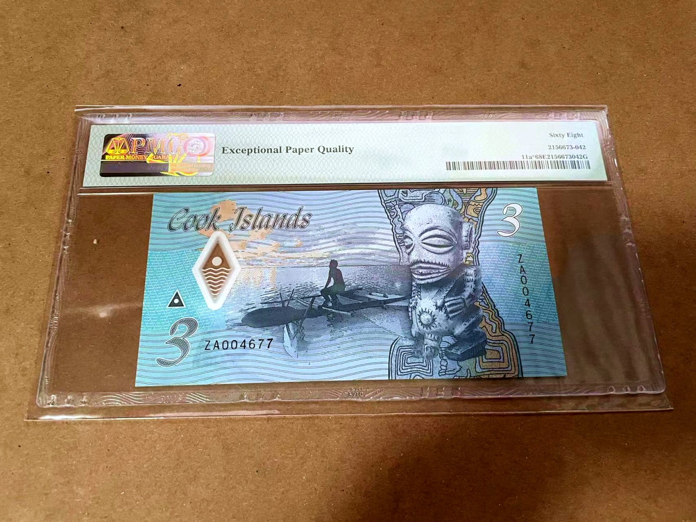 【Blue Auction】✨世界纸币精拍第430期——苍老师专场 PART3 【补号】库克群岛 2021年3元 PMG68EPQ 超高分
