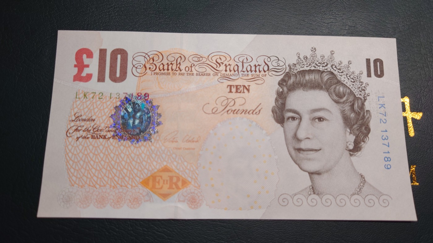 【世界钱币】精选微拍第91期暨2024年第二期 混合场 英国E序列10镑再版 全新绝品无4尾号189