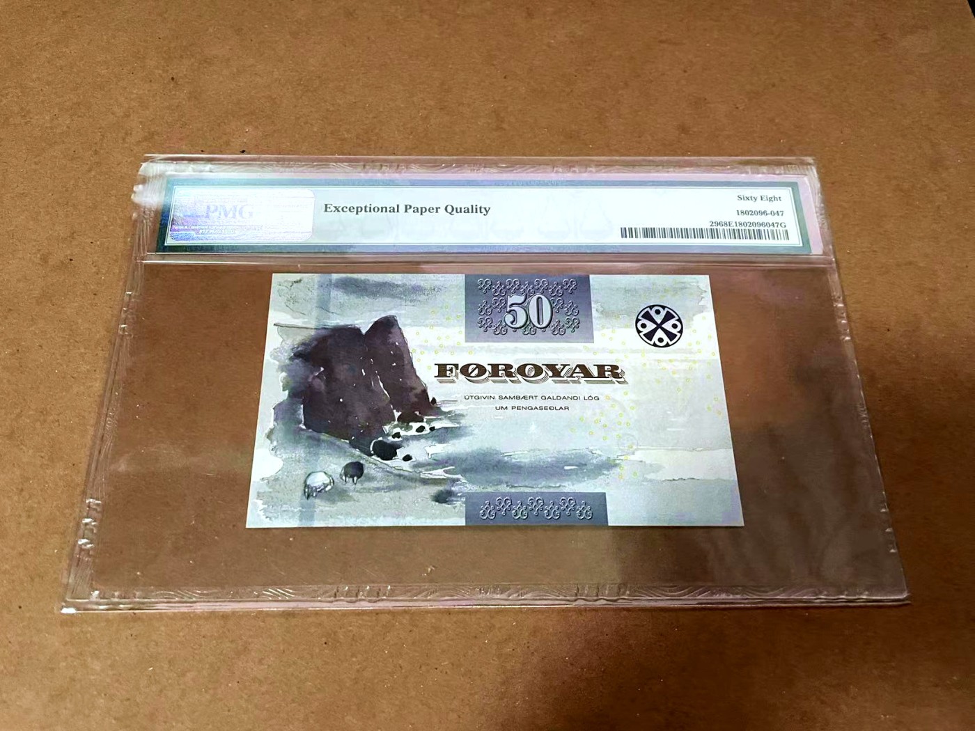 【Blue Auction】✨世界纸币精拍第430期——苍老师专场 PART3 【无47】法罗群岛 2011年50克朗 PMG68EPQ 高分