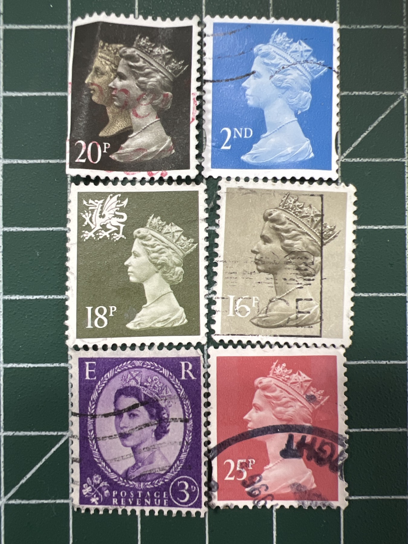 第533期  邮票专场 （无押金，捡漏，全场50包邮，偏远地区除外，接收代拍业务） 女王邮票25