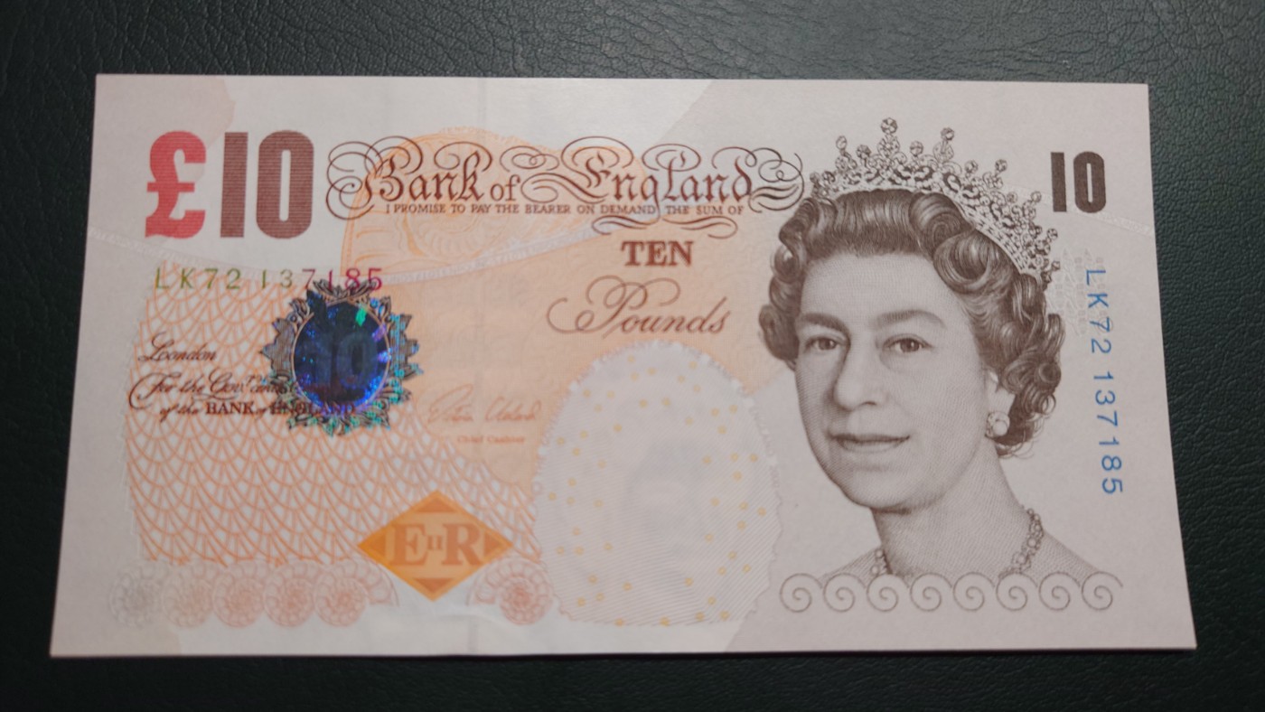 【世界钱币】精选微拍第91期暨2024年第二期 混合场 英国E序列10镑再版 全新绝品无4尾号185