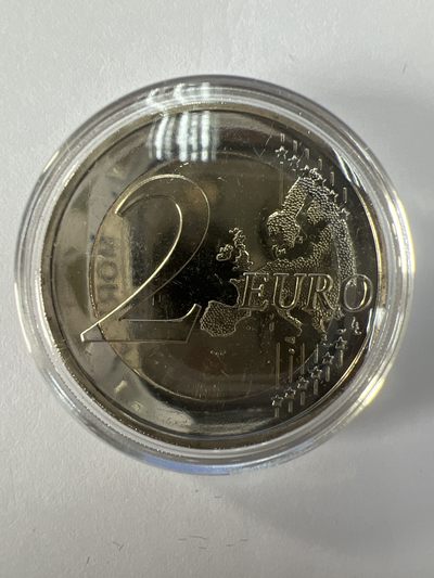 康怡轩钱币【安道尔+西班牙+拉脱维亚+刚果+瑞士+奥地利 纪念币专场】第251014期 2021年拉脱维亚-拉脱维亚共和国成立100周年2欧元双金属纪念币单枚