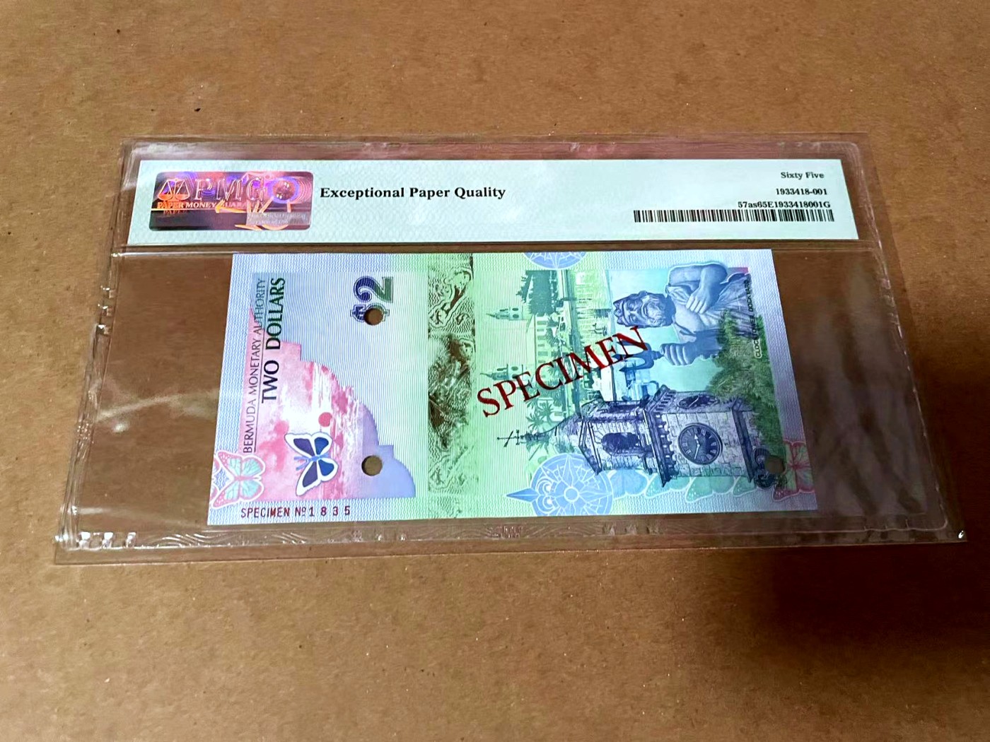 【Blue Auction】✨世界纸币精拍第430期——苍老师专场 PART3 【样钞 洋葱冠】百慕大 2009年2元 PMG65EPQ 获奖钞