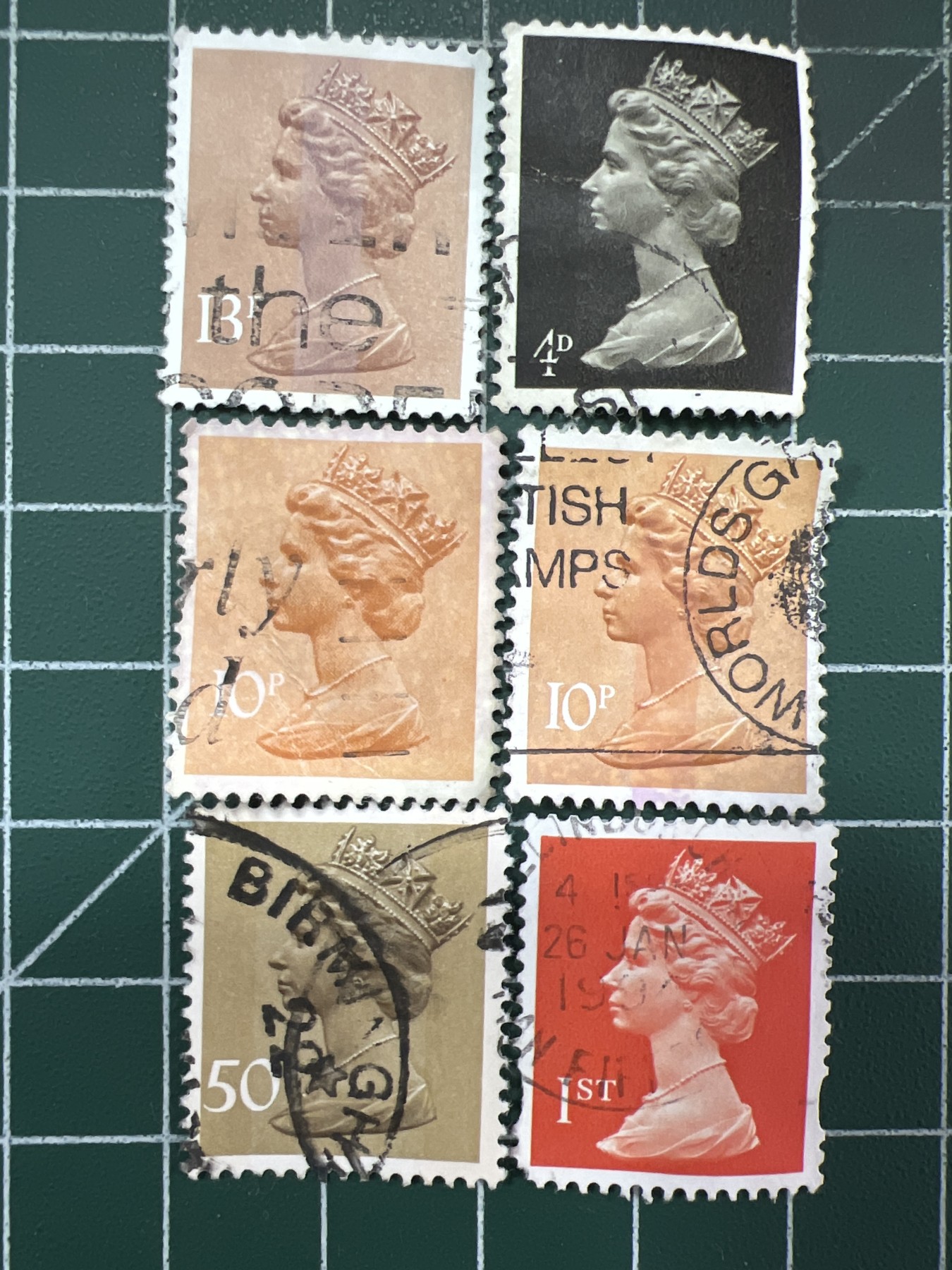 第533期  邮票专场 （无押金，捡漏，全场50包邮，偏远地区除外，接收代拍业务） 女王邮票20