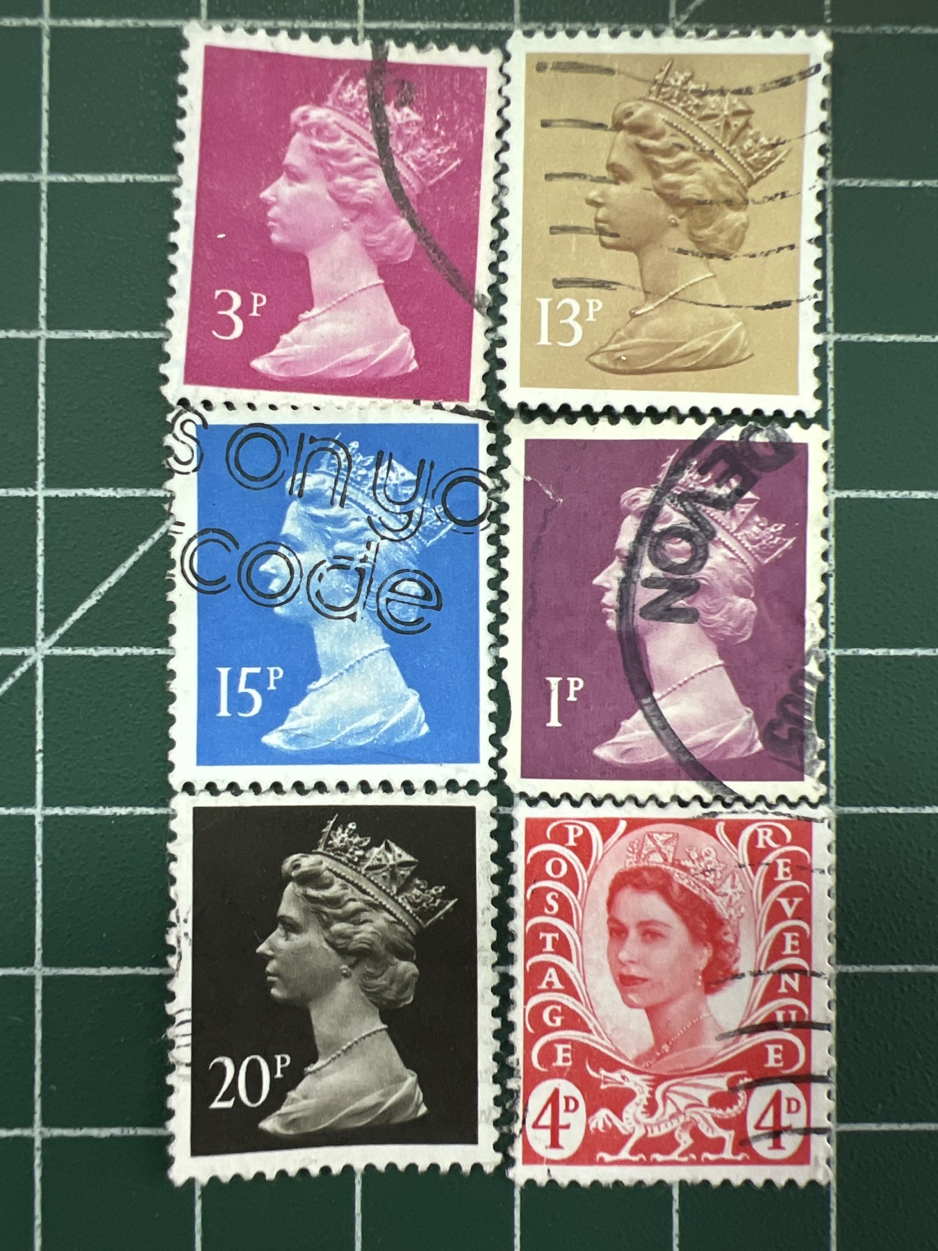 第533期  邮票专场 （无押金，捡漏，全场50包邮，偏远地区除外，接收代拍业务） 女王邮票5