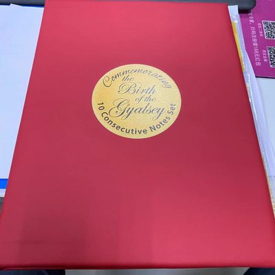 康怡轩钱币【新加坡+不丹+澳门+帕劳+美国+蒙古 纪念币专场】第251010期  不丹王子限量版10张连号纪念钞套装