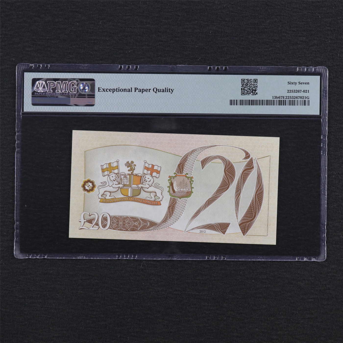 【亘邦集藏】第186期拍卖 1973年 圣赫勒拿岛20镑 PMG 67EPQ 244705