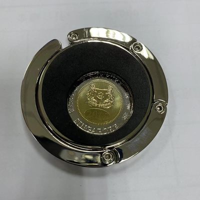 康怡轩钱币【新加坡+不丹+澳门+帕劳+美国+蒙古 纪念币专场】第251010期  2017年新加坡发行5新元双金属纪念币-亮面包钩