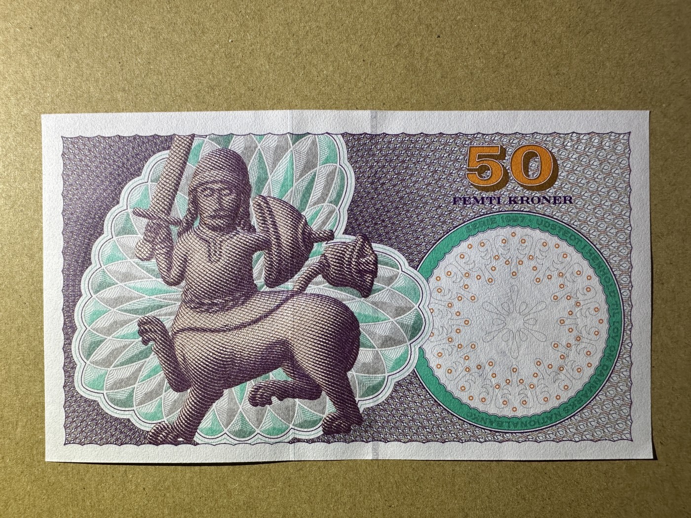 《张总收藏》137期-节前收官-外币畅拍场 丹麦50克朗 UNC 2006年 浮雕版