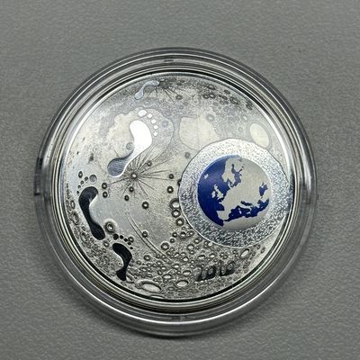 康怡轩钱币【以色列+葡萄牙+库克+澳大利亚+芬兰】第450期  - 2010年芬兰发行儿童创造力彩色精制纪念银币·奖  原盒原证  1枚