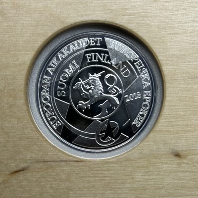 康怡轩钱币【以色列+葡萄牙+库克+澳大利亚+芬兰】第251003期  2018年芬兰发行欧洲之星巴洛克和洛可可10欧元精制纪念银币  1枚