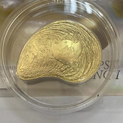 康怡轩钱币【新加坡+不丹+澳门+帕劳+美国+蒙古 纪念币专场】第251010期  2014年帕劳发行蚌形珍珠四组5元幻彩纪念银币 无外包装盒