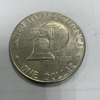 康怡轩钱币【新加坡+不丹+澳门+帕劳+美国+蒙古 纪念币专场】第443期 - 1976年美国发行独立宣言200周年自由钟1美元铜镍合金纪念币