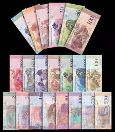 委内瑞拉 大全套21张 玻利瓦尔 外国钱币纸币 真币 世界各国货币 - 委内瑞拉 大全套21张 玻利瓦尔 外国钱币纸币 真币 世界各国货币