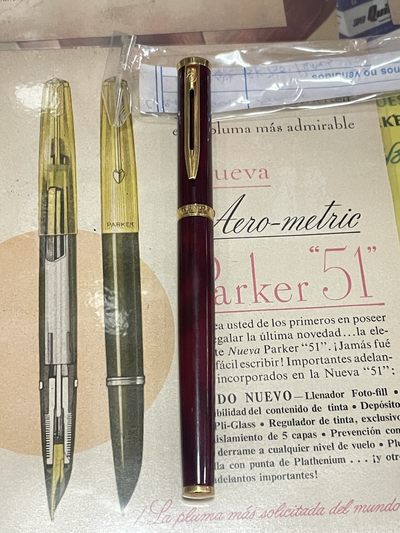 欧美回流精选春节特拍二场 - 法国回流waterman18k金尖老钢笔
