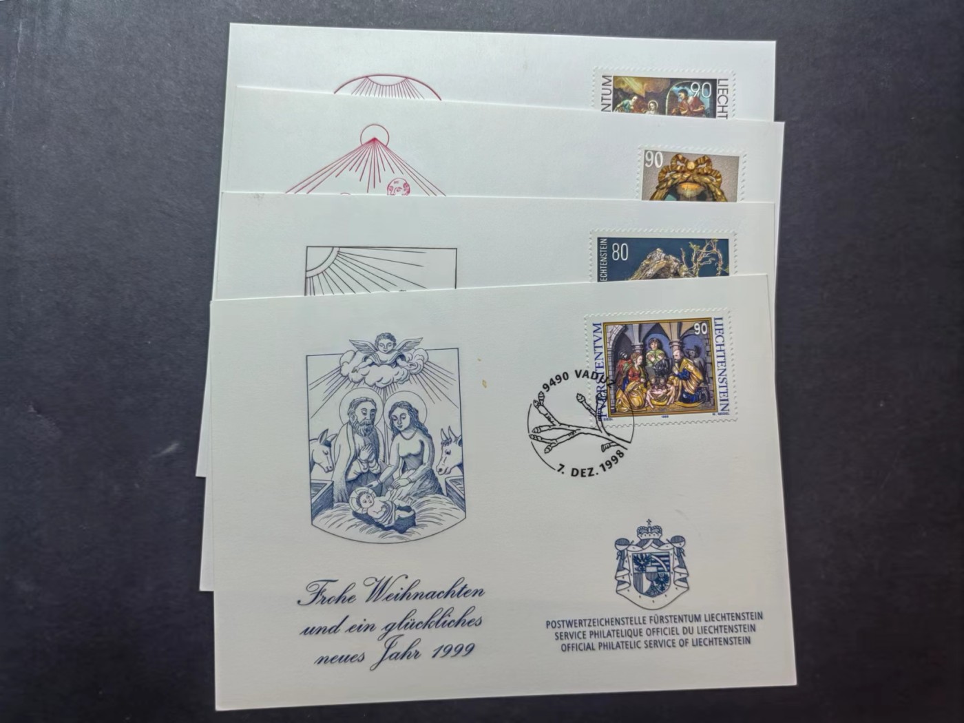 多国邮品✌（拍卖场）精品🔥专场 第④⑦场 列支敦士登公国1999年 天使的礼物
