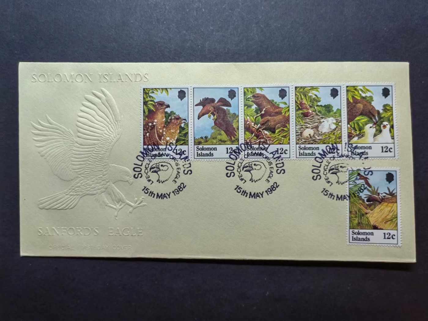 多国邮品✌（拍卖场）精品🔥专场 第④⑦场 所罗门群岛1982年猛禽 