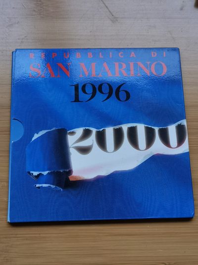 道一币馆币章第三十五场 - 原包装 圣马力诺1996年套币十枚套 含银币