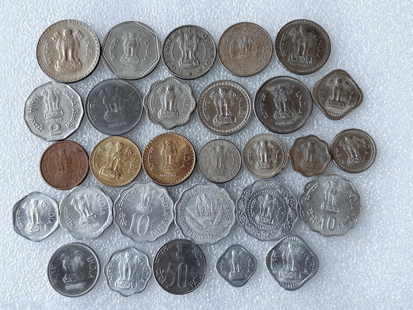 第一海外回流一元起拍收藏 散币专场 第63期 印度硬币 29枚 无重复