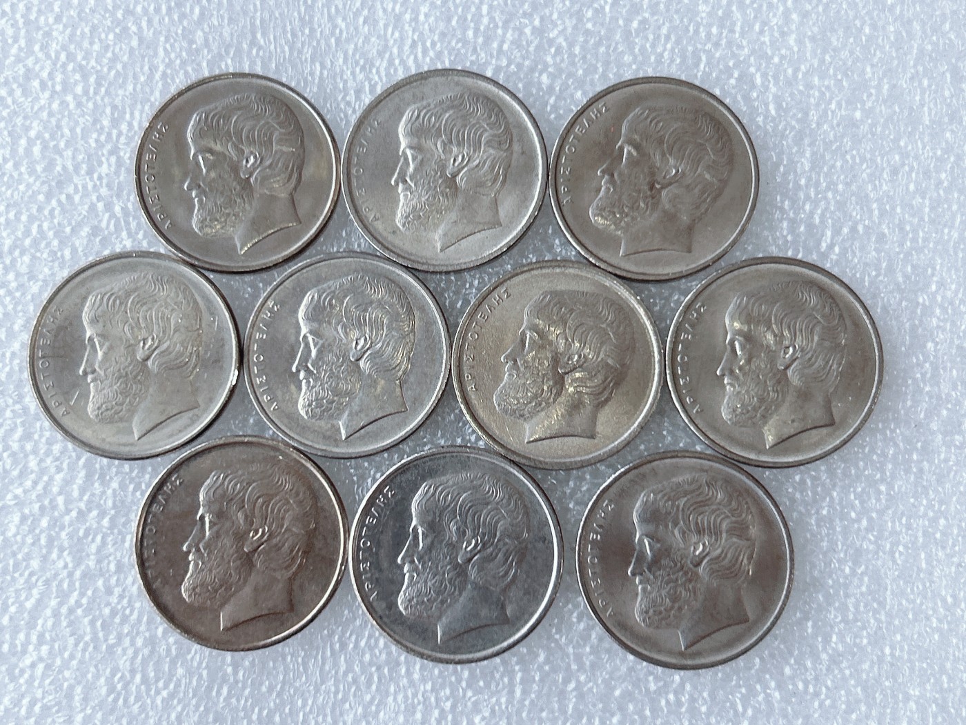 第一海外回流一元起拍收藏 散币专场 第63期 希腊5德拉克马 10枚