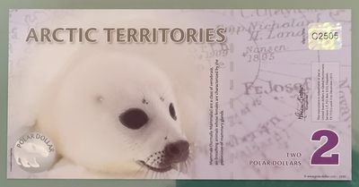 【特价】北极全新UNC 北极2元塑料钞 外国钱币 商业纪念钞 2010年  - 【特价】北极全新UNC 北极2元塑料钞 外国钱币 商业纪念钞 2010年 