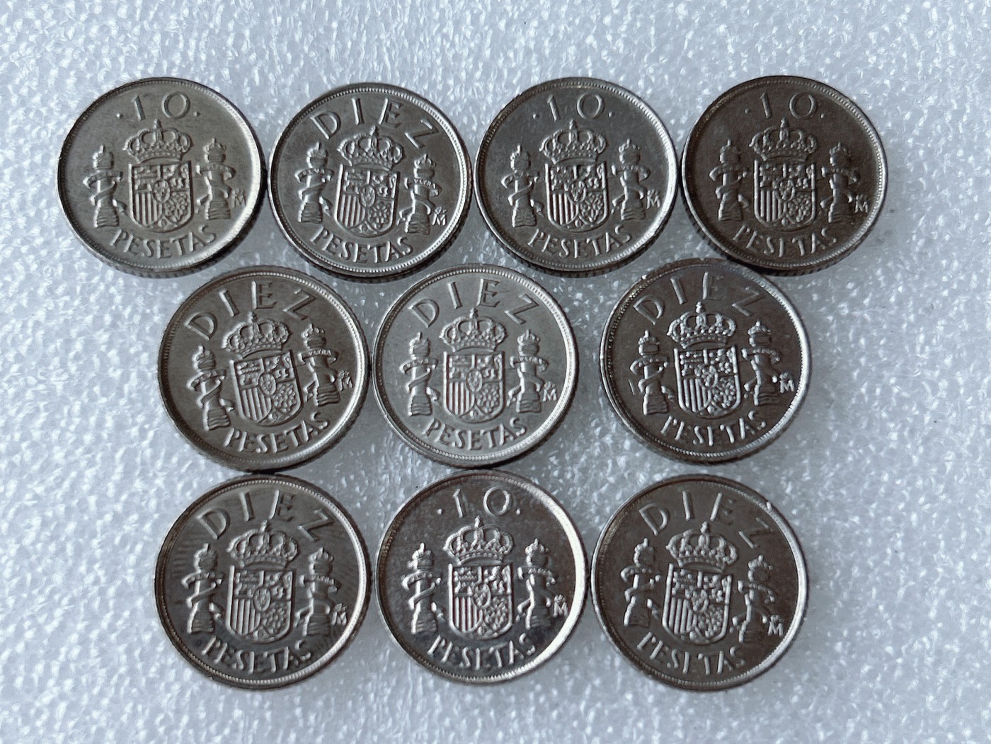 第一海外回流一元起拍收藏 散币专场 第63期 西班牙10比塞塔 10枚