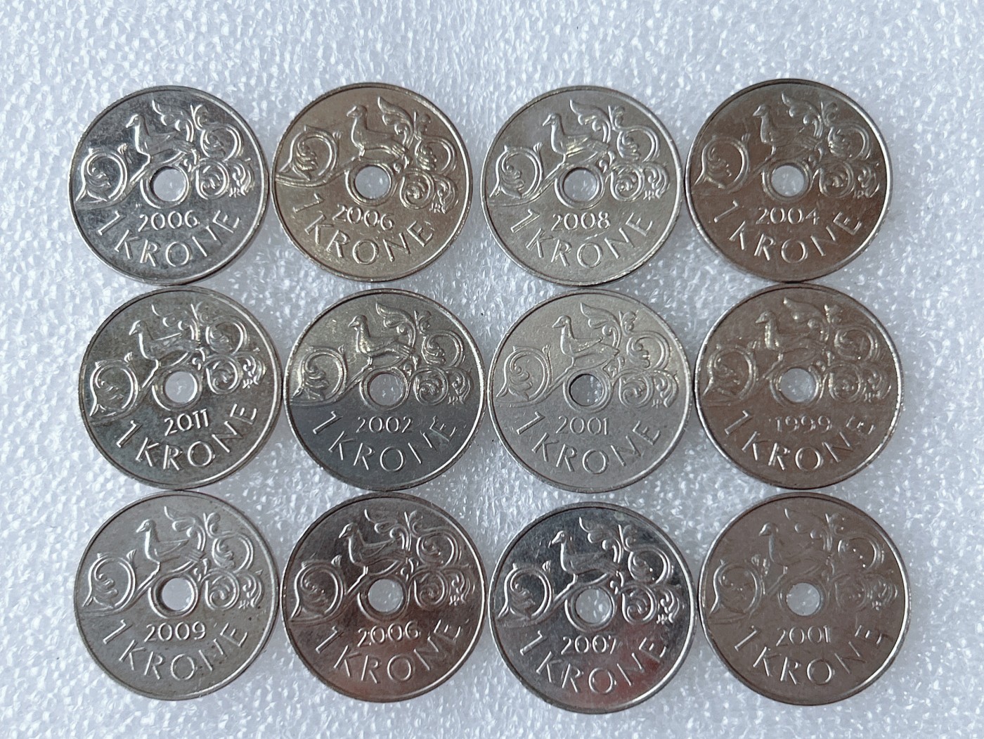 第一海外回流一元起拍收藏 散币专场 第63期 丹麦1克朗 12枚