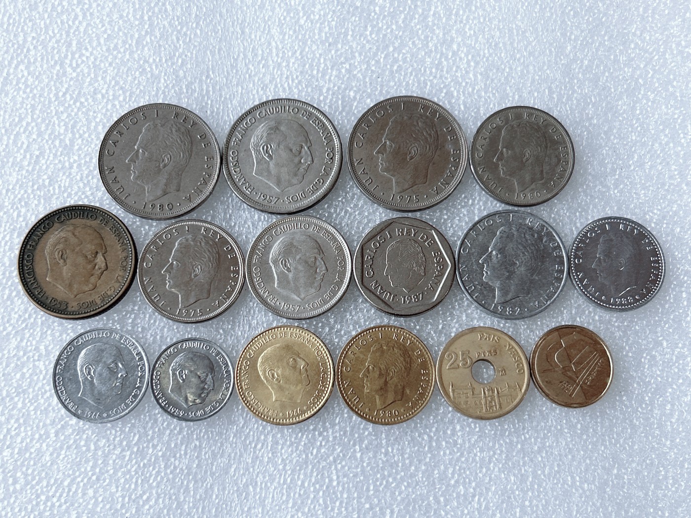 第一海外回流一元起拍收藏 散币专场 第63期 西班牙硬币 16枚