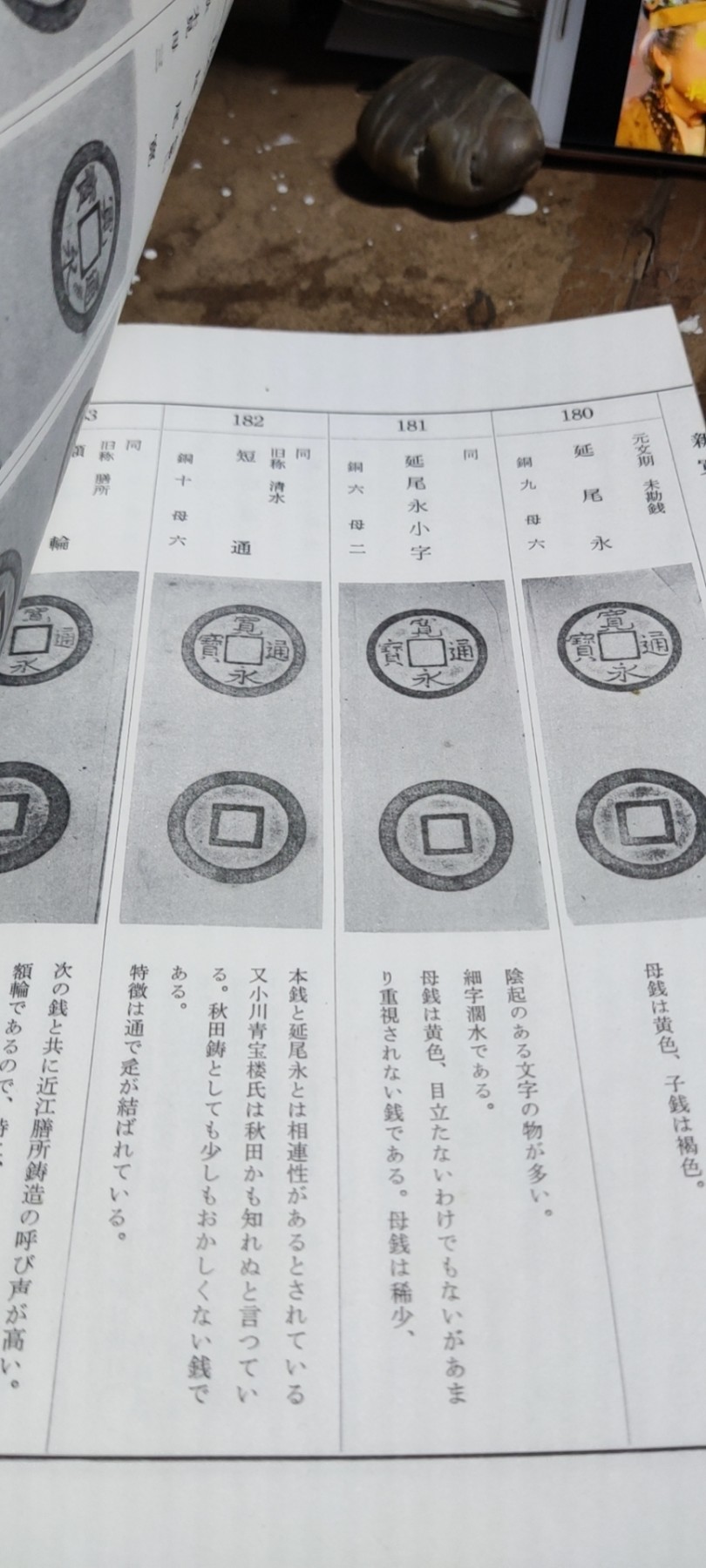 新宽永钱鉴识と手引新寛永銭鑑識と手引（货号3）（8.5品左右）