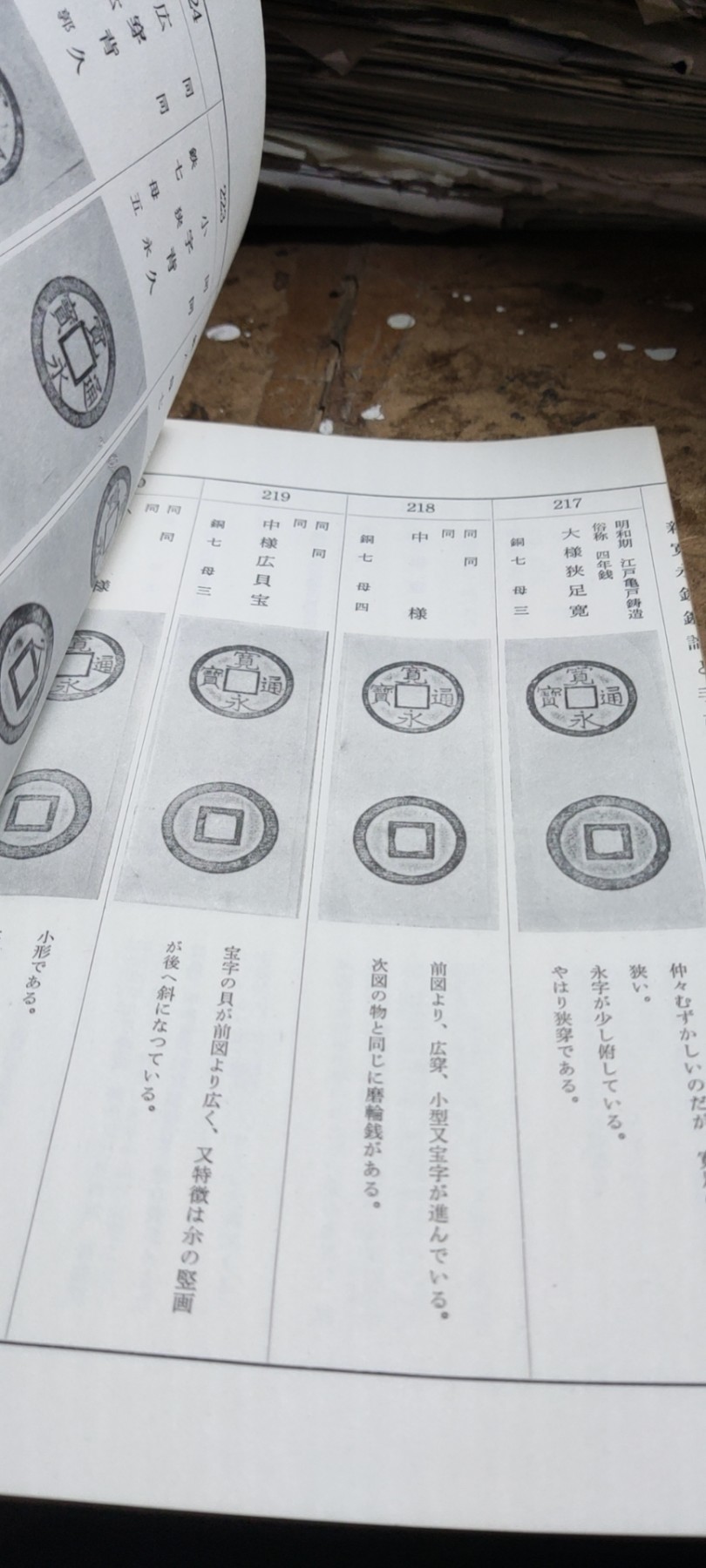 新宽永钱鉴识と手引新寛永銭鑑識と手引（货号7）（9品左右）