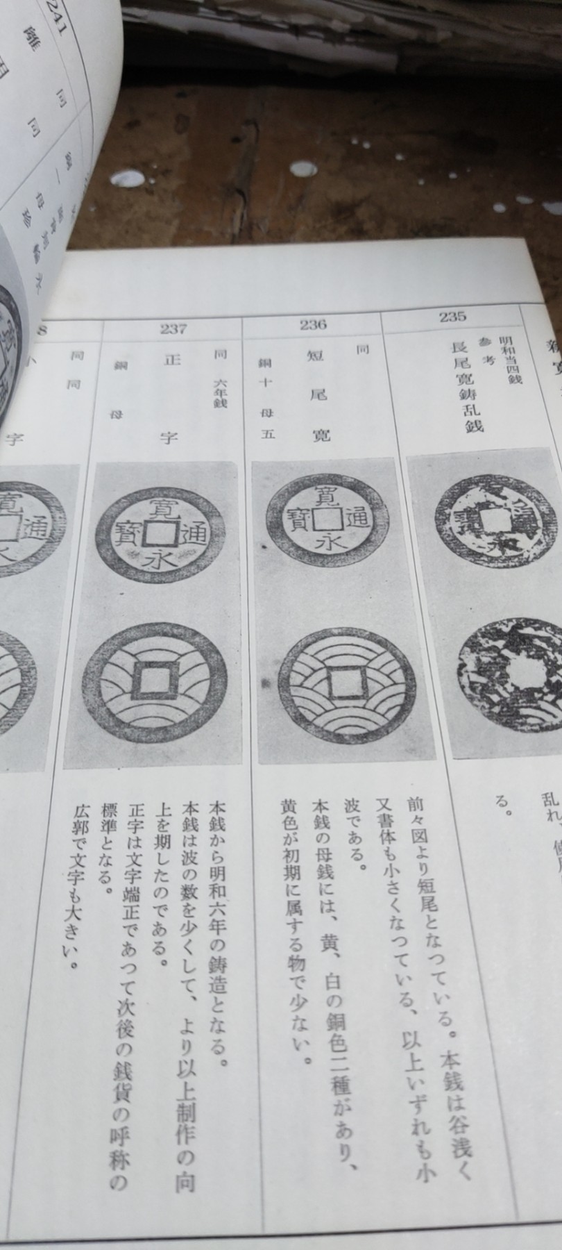 新宽永钱鉴识と手引新寛永銭鑑識と手引（货号5）（8.5品左右）