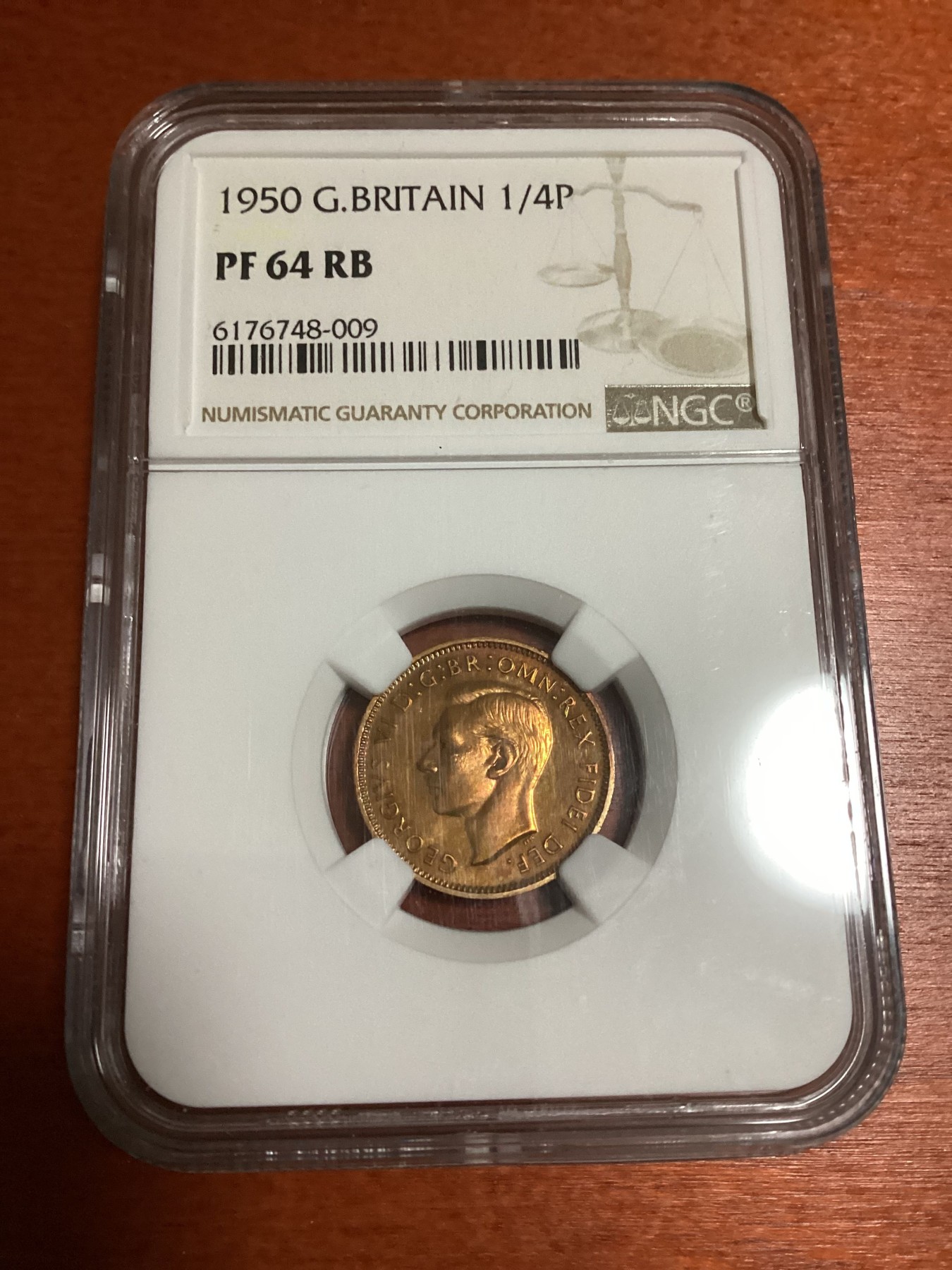 长老汇兔年精选第二场 1950英国乔治六世精制套币9枚，NGC PF63-65分不等，未评级一套价格280美金