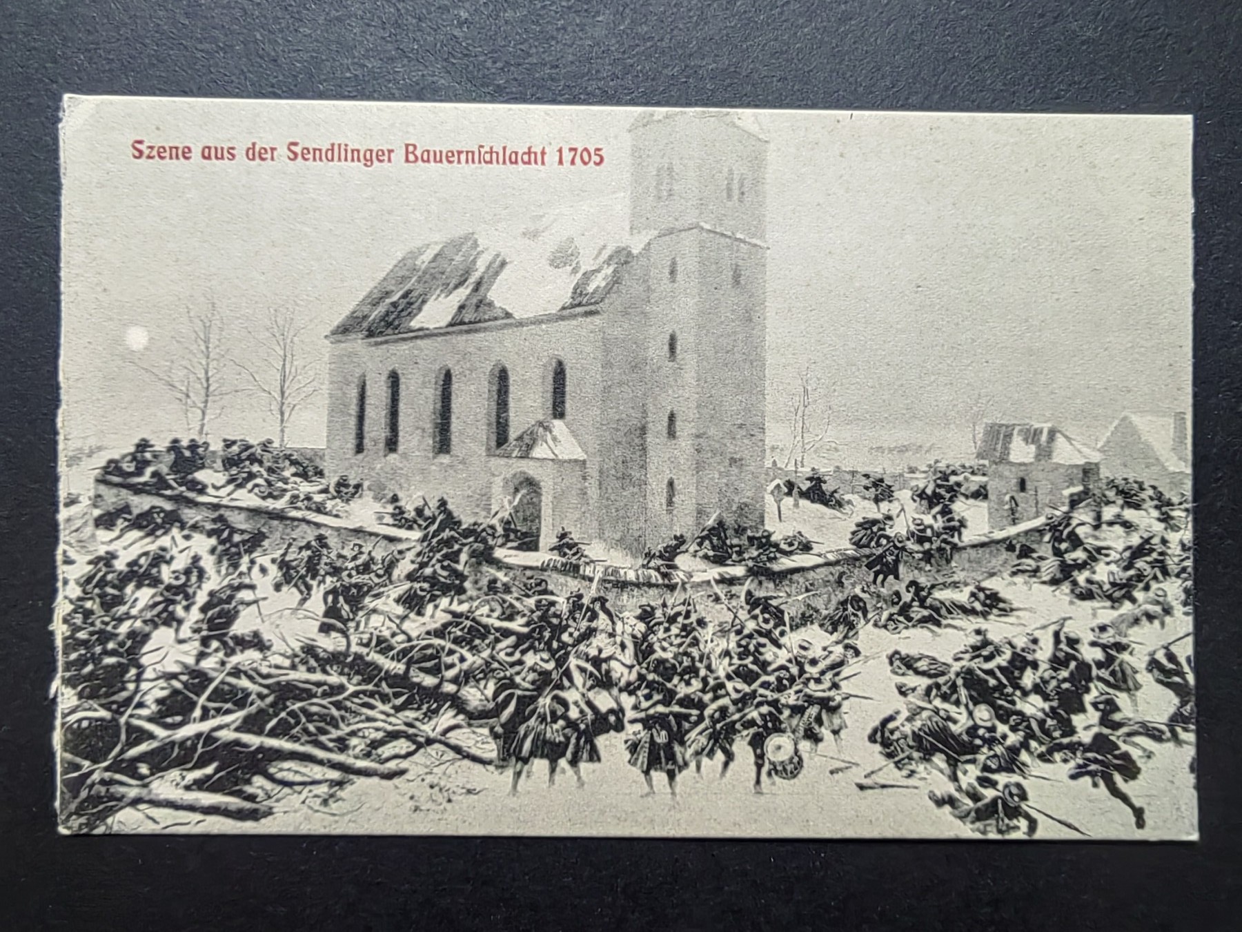 明信片✌（拍卖场）精品🔥专场 第④⑧场 1705年战争场面