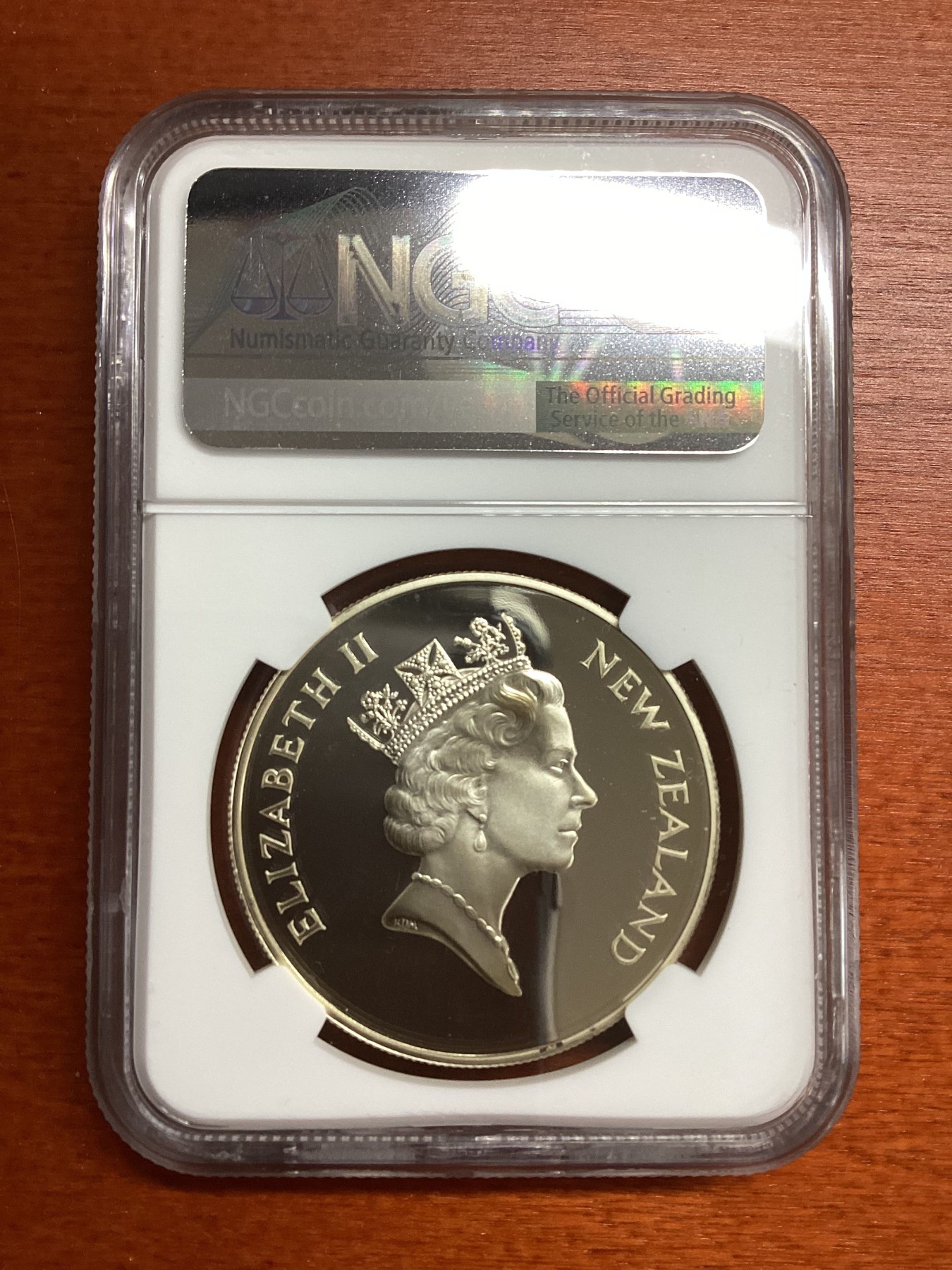 长老汇兔年精选第二场 1997 新西兰鞍背鸟5元精制银币，NGC PF69UC，亚军分，更高分仅有两枚