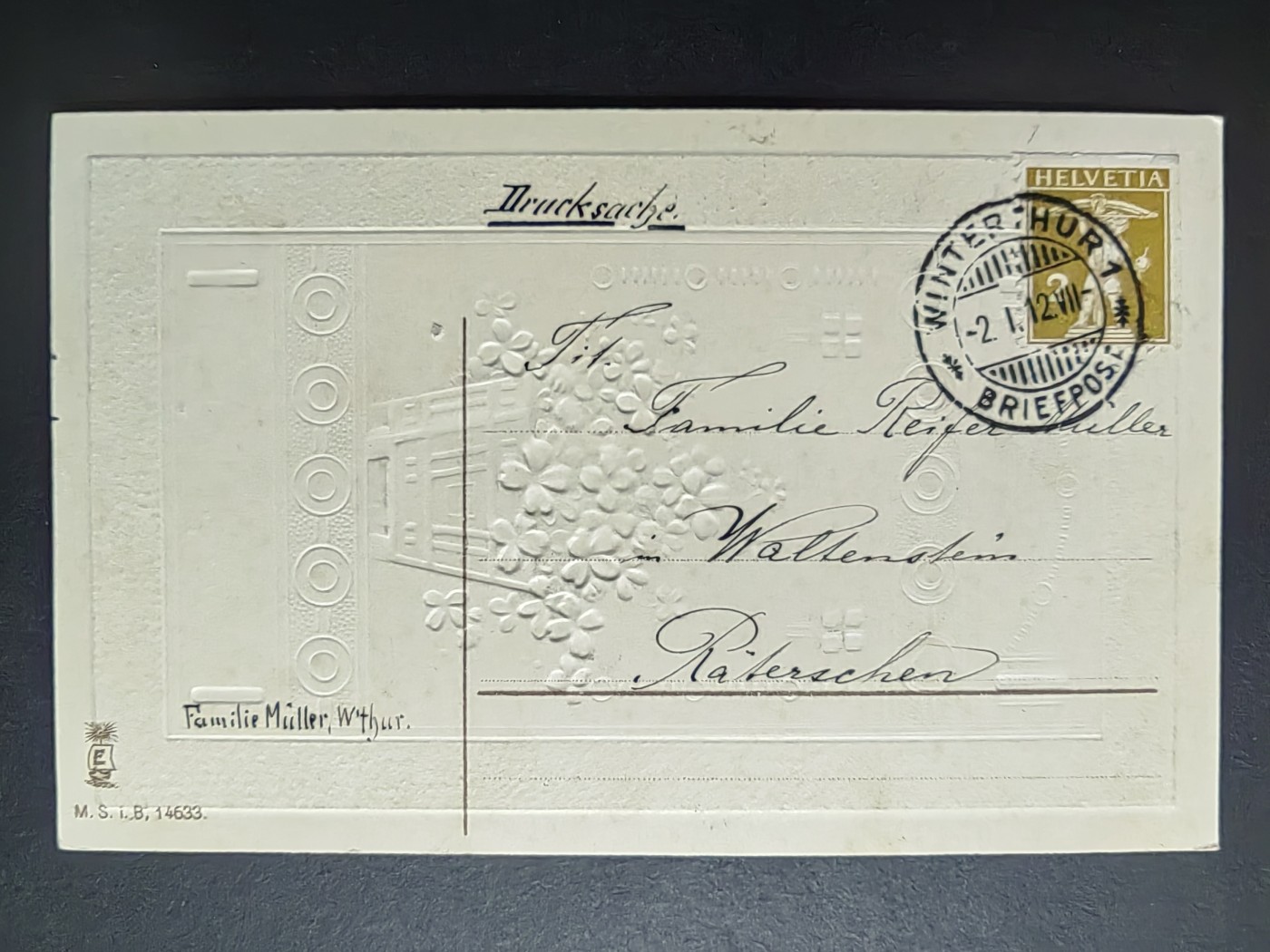 明信片✌（拍卖场）精品🔥专场 第④⑧场 瑞士-愿望（极美压花片）